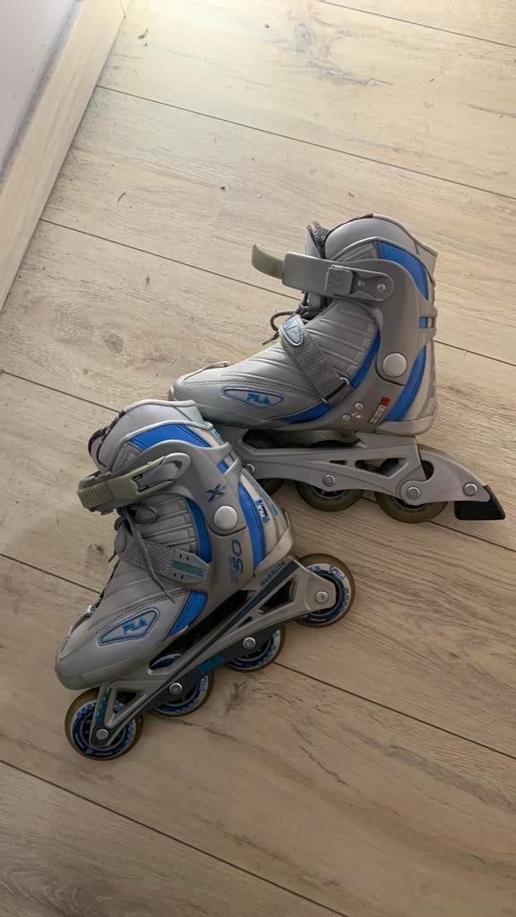 Rollerskates maat 38, Sport en Fitness, Skeelers, Gebruikt, Inline skates 4 wielen, Dames, Ophalen