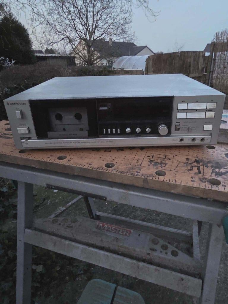 KENWOOD KX-900 - Dektape!!! riemen moeten worden vervangen!!, Audio, Tv en Foto, Ophalen of Verzenden, Enkel, Kenwood