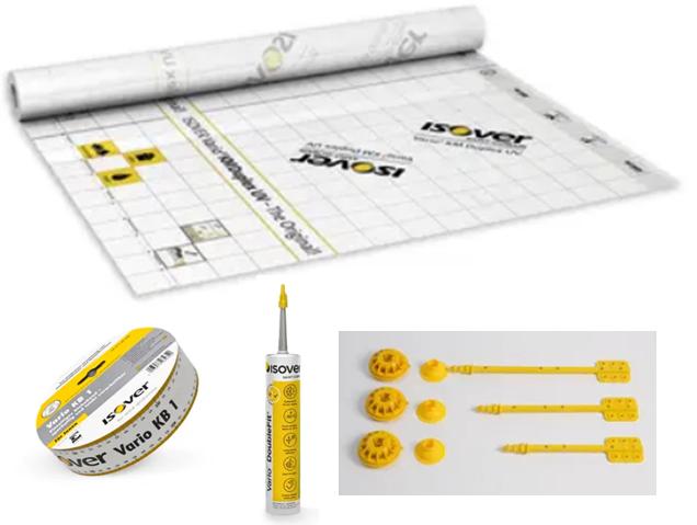 ISOVER Vario dampscherm, tape KB1, PlaGyp, DOUBLEFIT+, Ophalen, Nieuw, Overige materialen, Dakisolatie