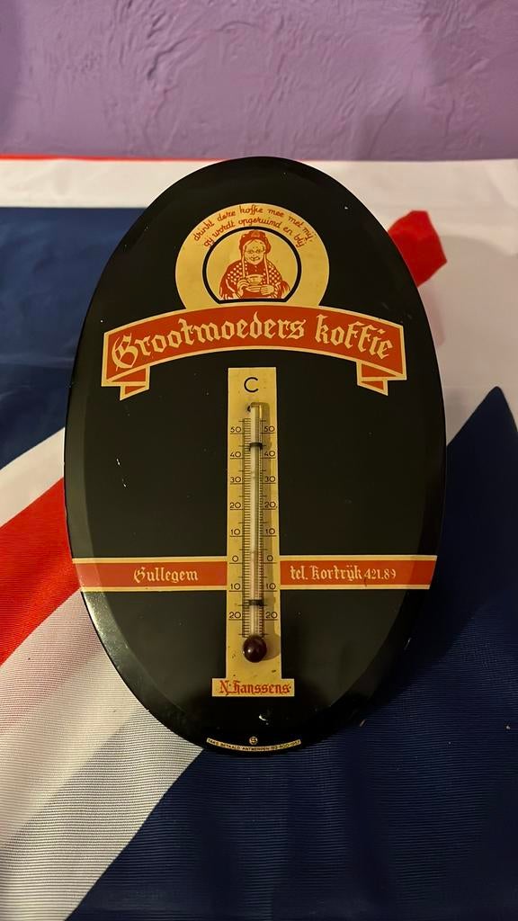 Thermomètre chicorée grand mère, Collections, Enlèvement ou Envoi, Comme neuf