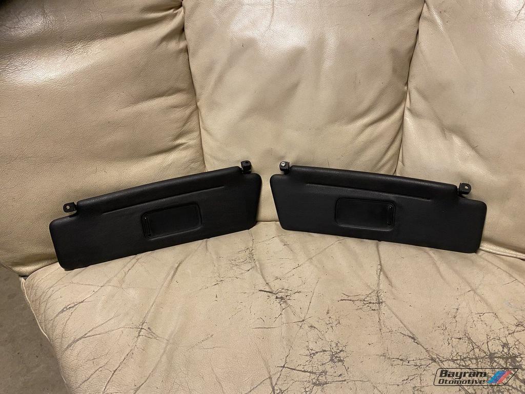 Bmw E36 cabrio zonnekleppen links rechts zwart 3-serie M3, Autos : Pièces & Accessoires, Habitacle & Garnissage, BMW, Utilisé