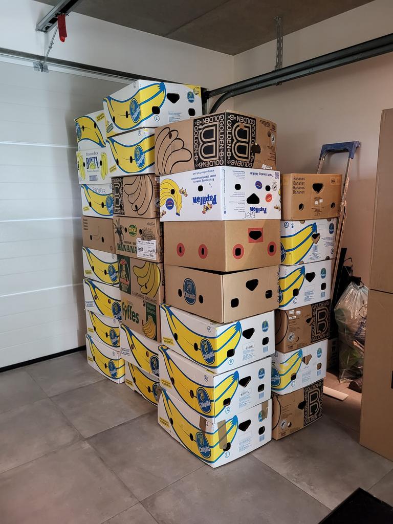 Bananendozen te koop, Doe-het-zelf en Bouw, Kratten en Dozen, Ophalen, Zo goed als nieuw