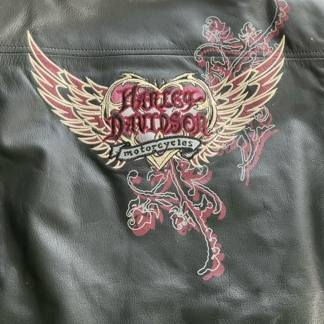 Harley Davidson fraaie leder damesjas maat 38, Motoren, Ophalen of Verzenden, Dames
