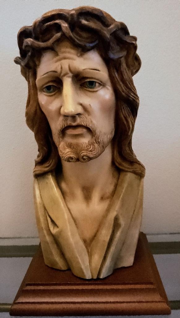 Buste Christus met doornenkroon. Vintage., Ophalen of Verzenden