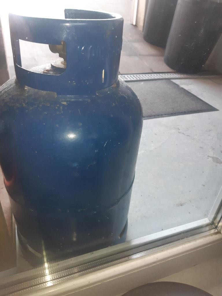 5e lege gasfles, Caravans en Kamperen, Kampeeraccessoires, Ophalen, Gebruikt