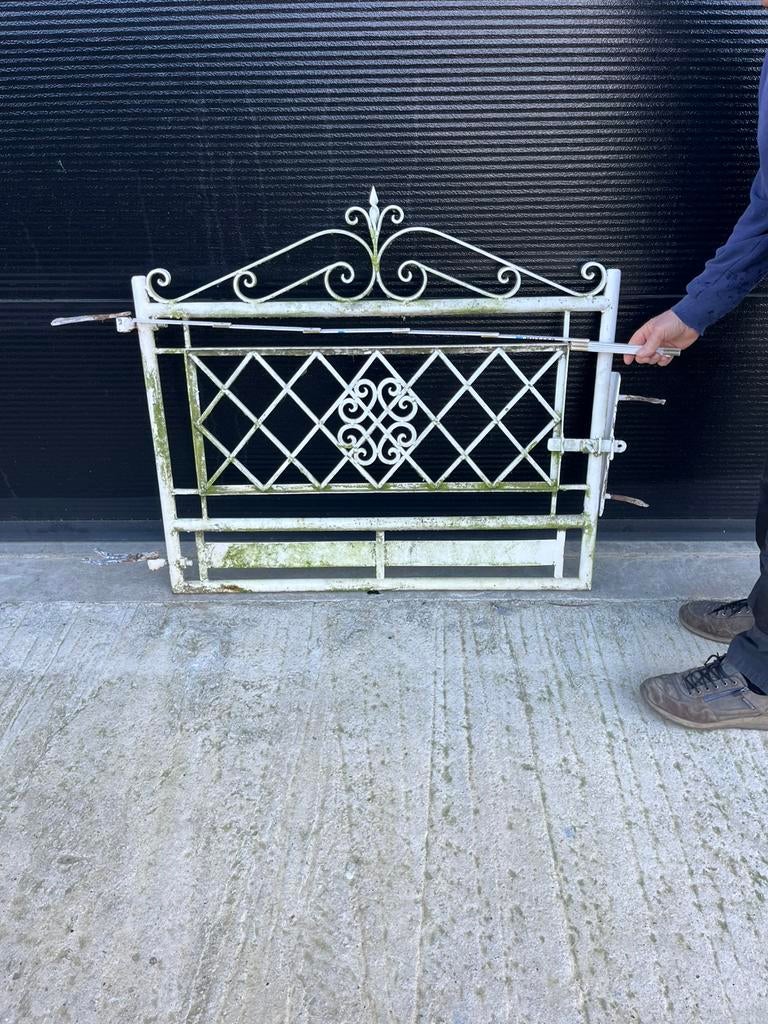 Portail en fer forgé de 80 cm. Même motif : double portail, Bricolage & Construction, Métaux, Nic.debruyne@gmail.com, Enlèvement