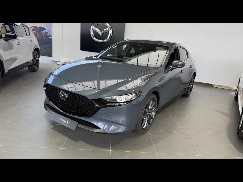 Mazda 3 Exclusive-Line, Autos, Mazda, Argent ou Gris, Achat, Euro 6, Noir