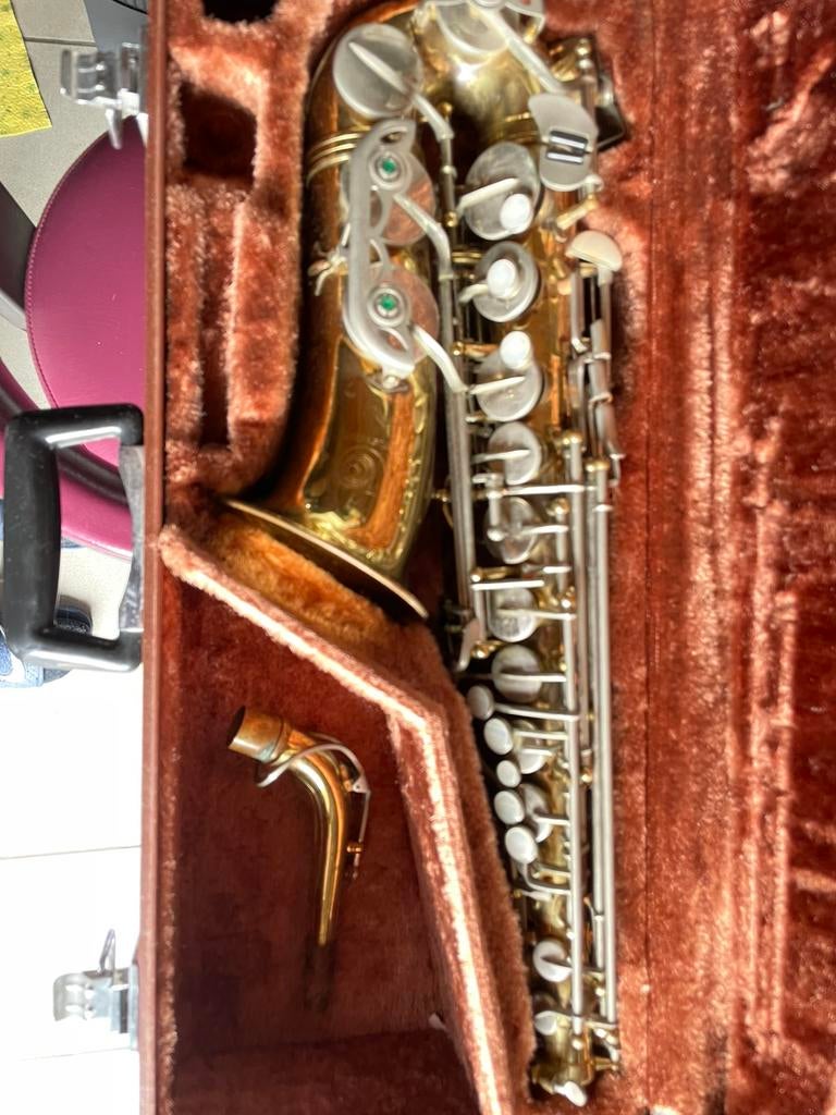 Couesnon altsaxofoon, Ophalen of Verzenden, Gebruikt, Met koffer