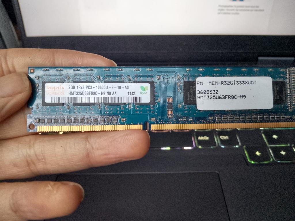 2gb pc3 10600u DDr3, Informatique & Logiciels, Mémoire RAM, Enlèvement ou Envoi, DDR3