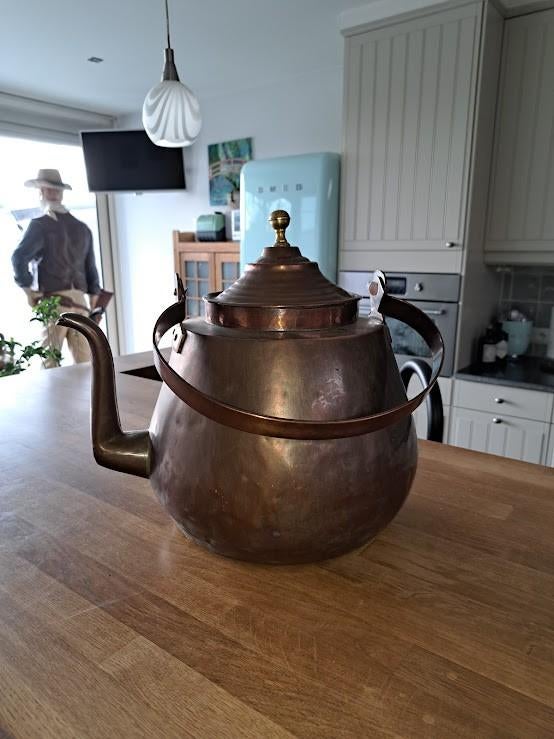 Koperen antieke ketel, Antiek en Kunst, Ophalen