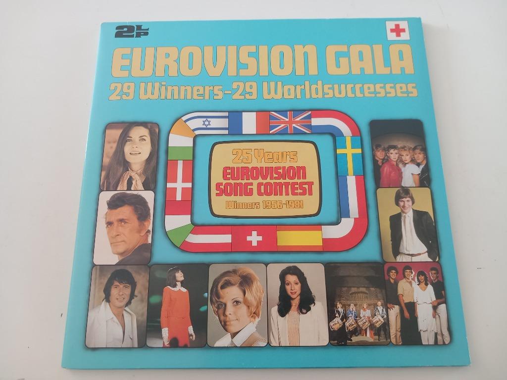 Vinyle 2LP Eurovision Gala Eurosong Pop Disco 60s 70s ABBA, Enlèvement ou Envoi, 12 pouces, Pop