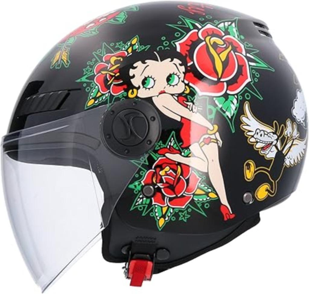 Casque de moto Jet Helmet LIVRAISON RAPIDE ET GRATUITE, Motos, Autres marques, Casque jet, Femmes, Neuf, avec ticket