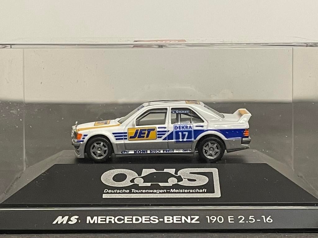 Herpa MB 290E 2.5-16 Evo I startnr.17 PC-box, Enlèvement ou Envoi, Comme neuf, Voiture, Herpa