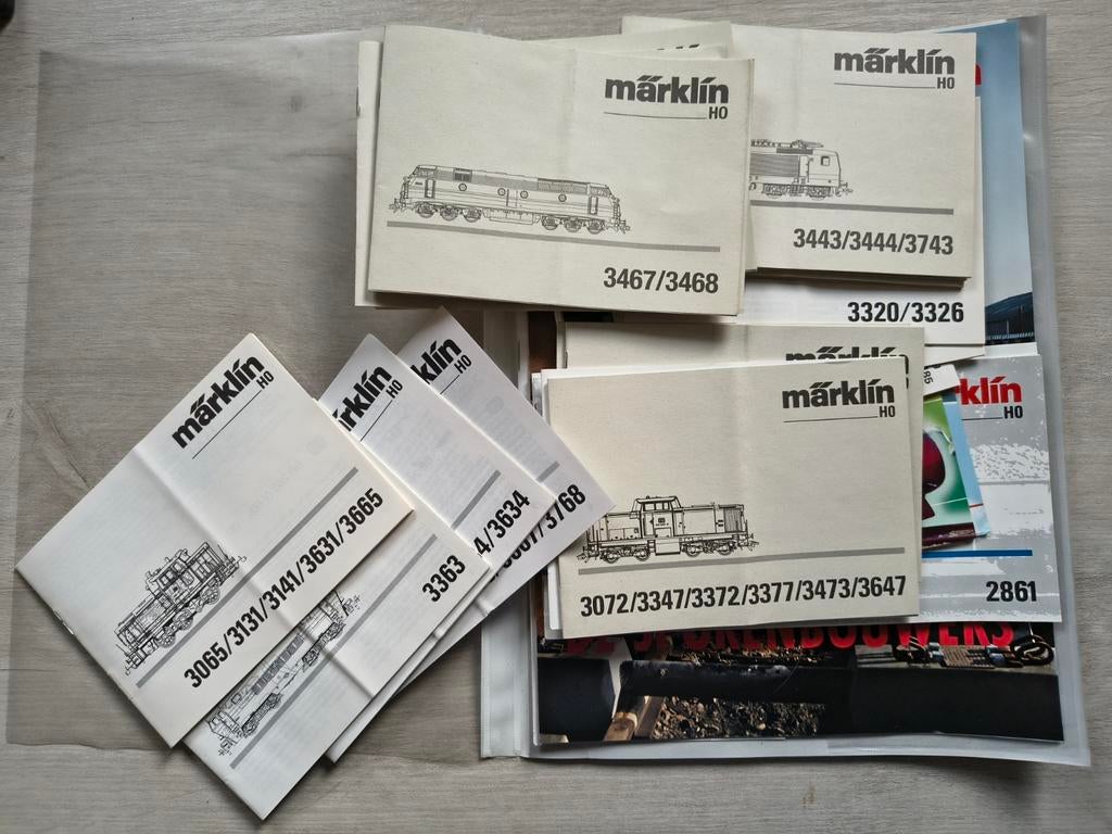 Brochures originales des locomotives Märklin., Enlèvement ou Envoi, Neuf, Locomotive, Märklin