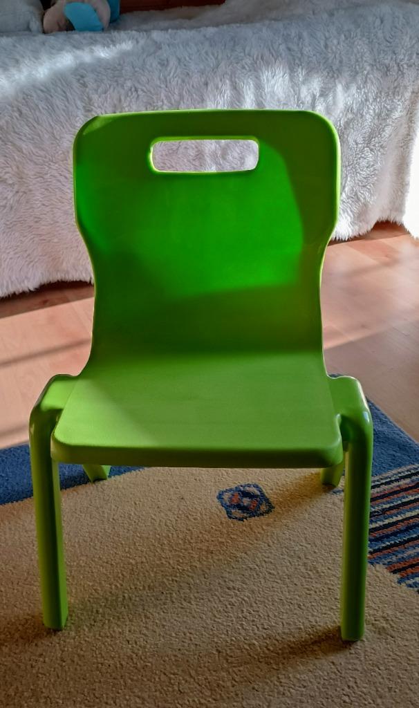 Chaise haute verte moderne (1-5 ans), Enlèvement ou Envoi, Comme neuf, Autres types