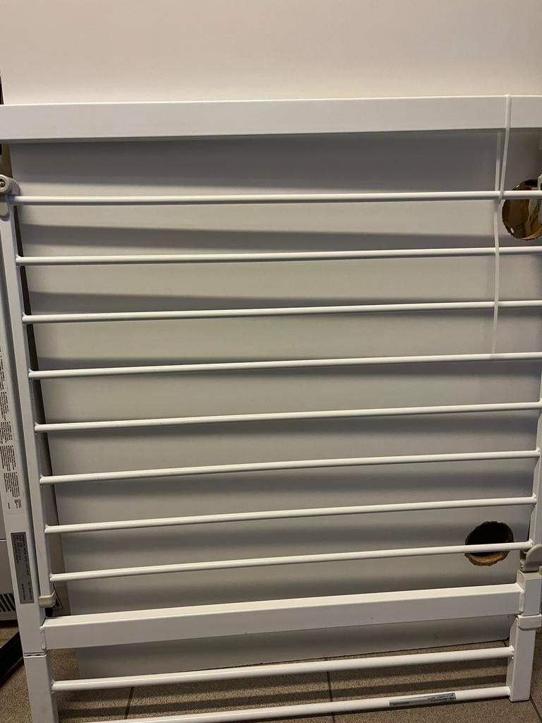 Traphekje wit met verlengstuk, Ophalen, Nieuw, Minder dan 100 cm, Schroefhekje