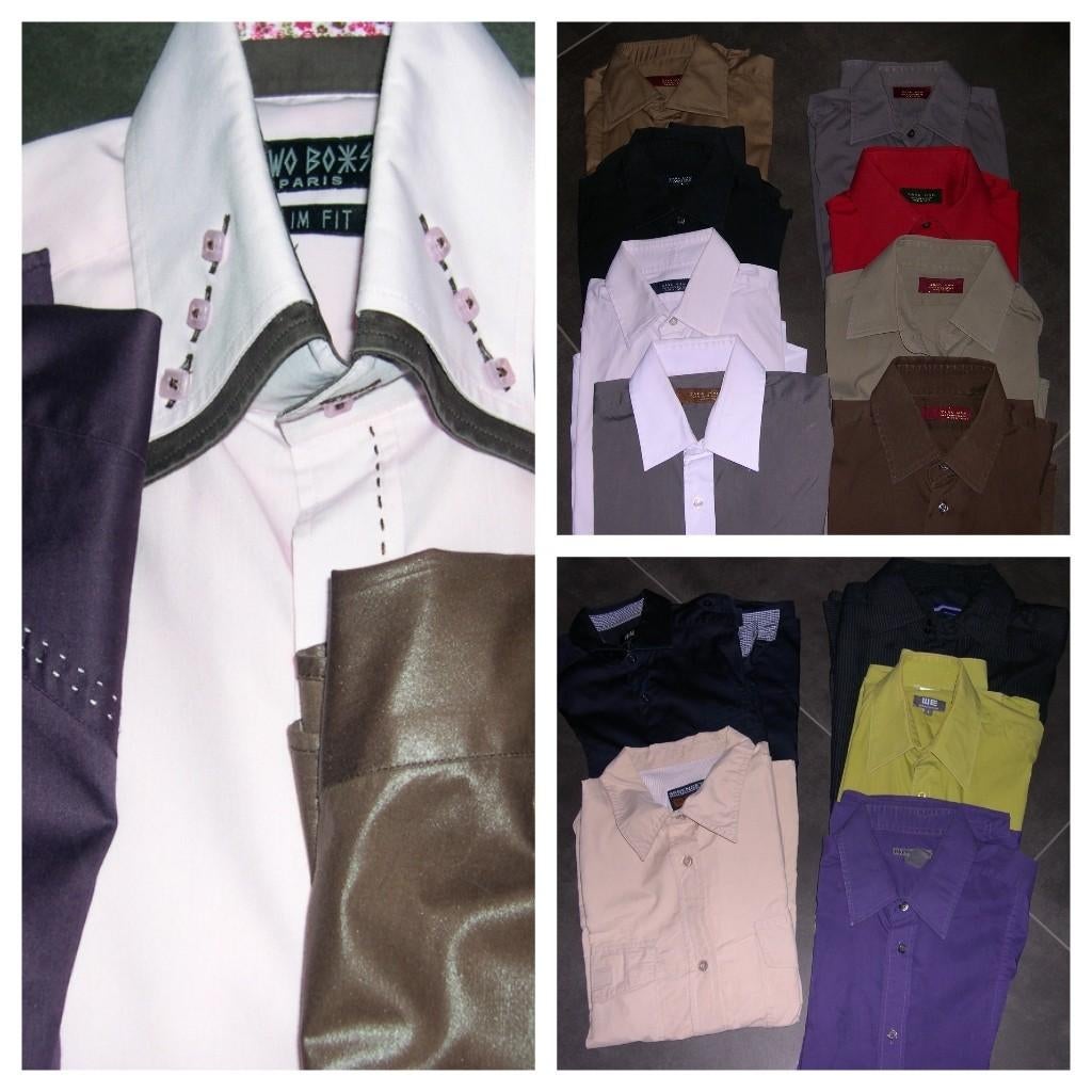 Chemises Zara & pantalons de marque, Comme neuf