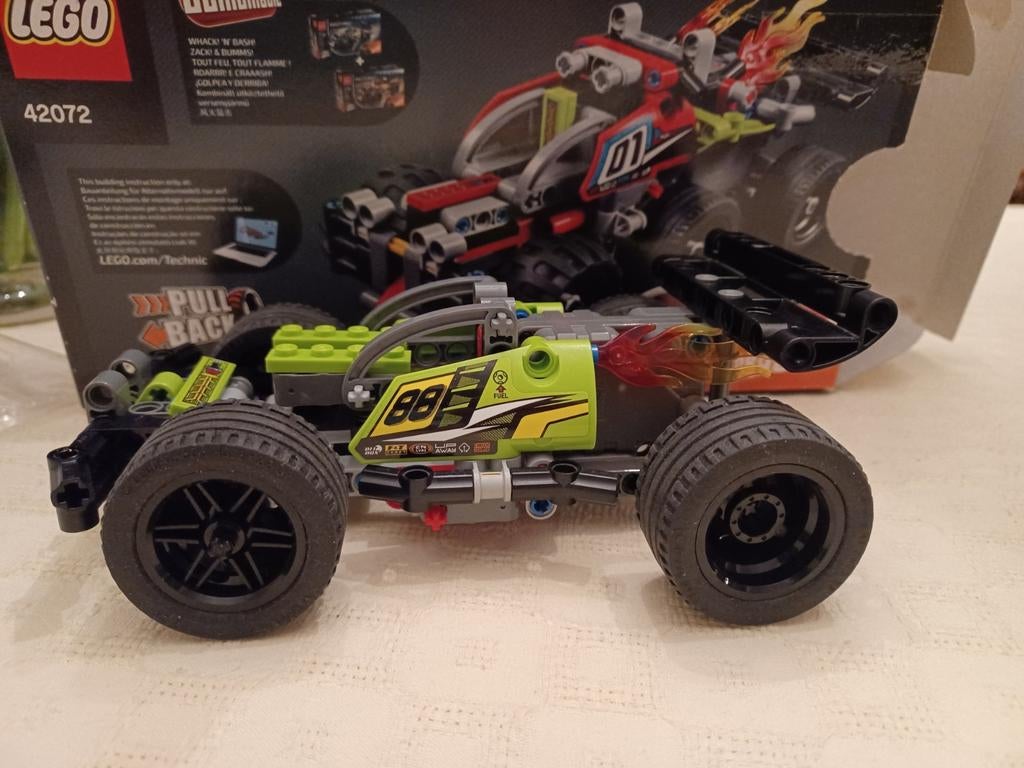 Lego technic 42072, Ophalen, Zo goed als nieuw, Complete set, Lego