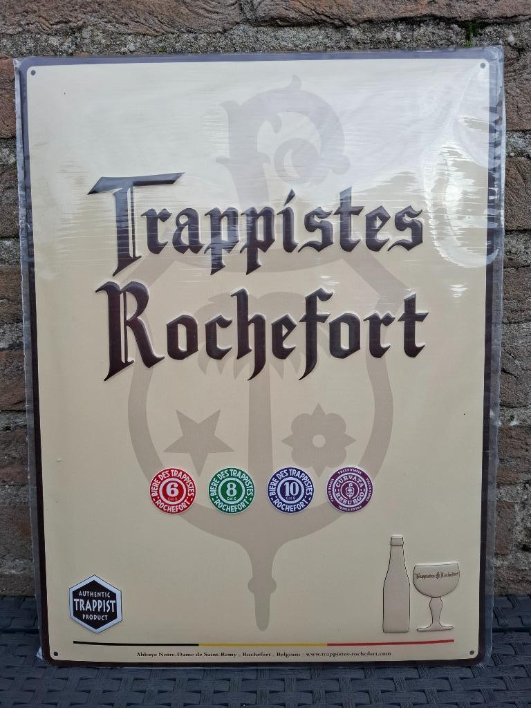panneau publicitaire Rochefort authentique (emballage d'orig, Enlèvement ou Envoi, Neuf, Panneau, Plaque ou Plaquette publicitaire