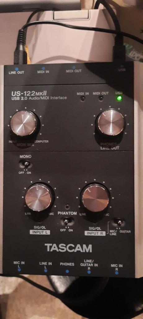 Tascam US-122mkII Ministudio, Enlèvement, Comme neuf