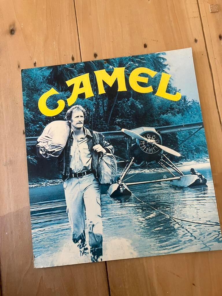 Camel trophy pancarte, Verzamelen, Ophalen, Gebruikt