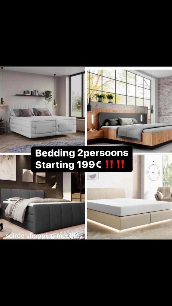 ACTIE ‼️BOXSLEEP 199€ BEDDING 2 PERSON START 99€, Huis en Inrichting, Verzenden, Nieuw