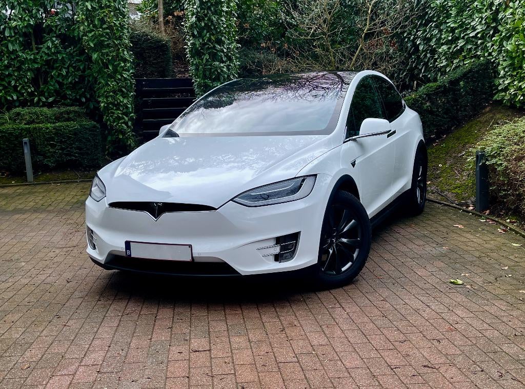 TESLA MODEL X 90D DUAL MOTOR, Auto's, Automaat, Wit, Elektrisch, 5 zetels