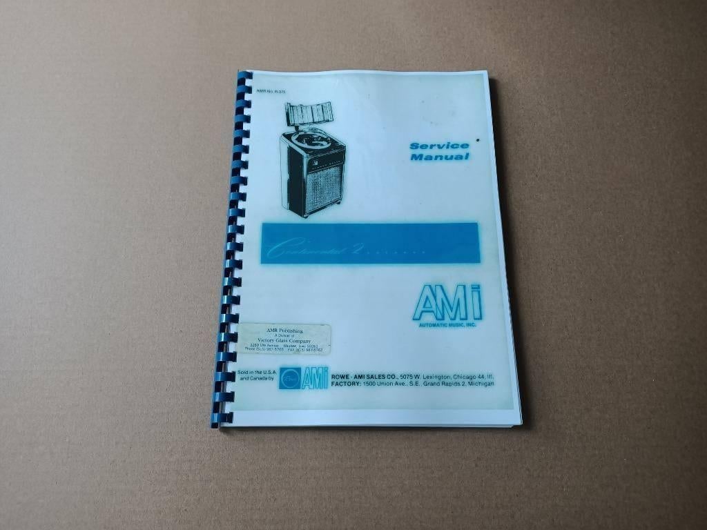 Service Manual: AMi Continental 2 (1962) jukebox nieuw !!, Collections, Envoi, Ami