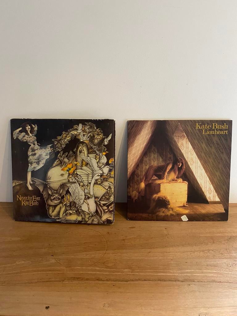 Lot 2 vinyle 33 tours Kate Bush Never for ever 1980- 1978