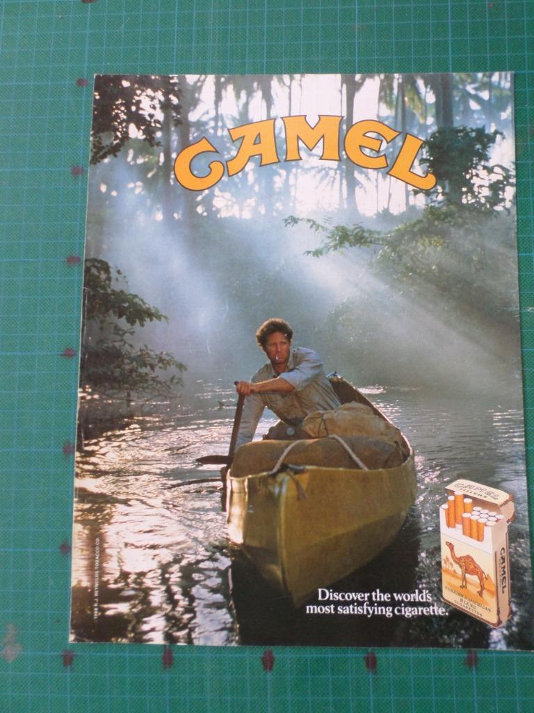 Camel cigarettes - publicité papier - 1988, Collections, Enlèvement ou Envoi, Utilisé, Autres types