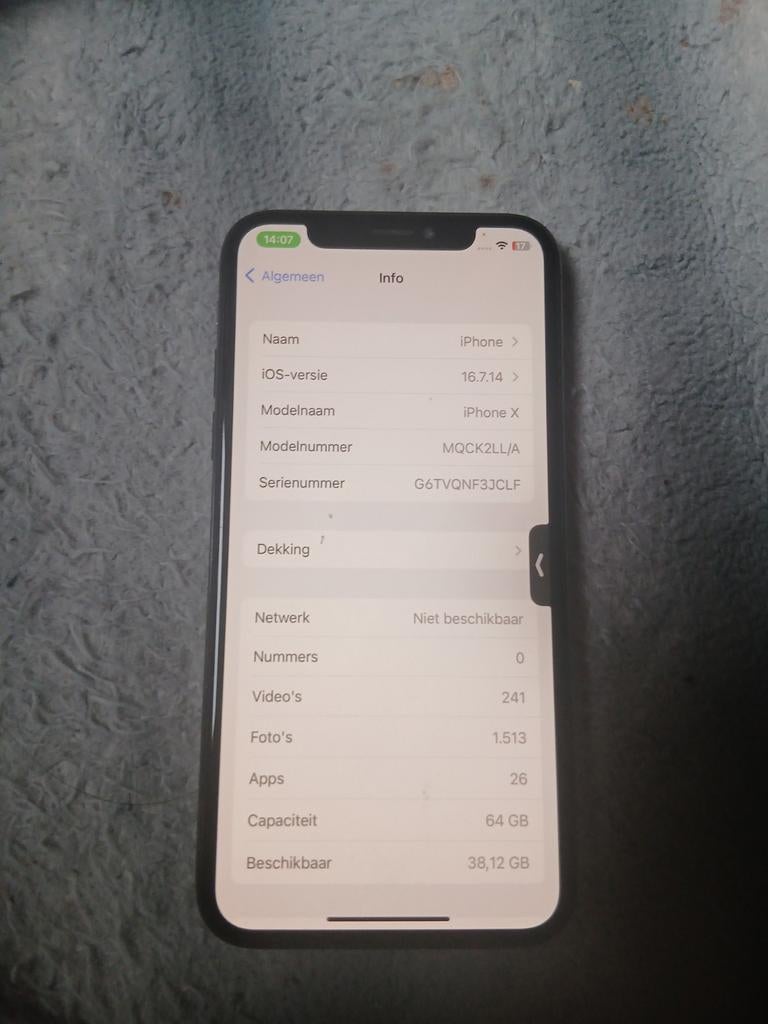iPhone X, Télécoms, Téléphonie mobile | Apple iPhone, Enlèvement, 64 GB, Sans abonnement, Sans simlock