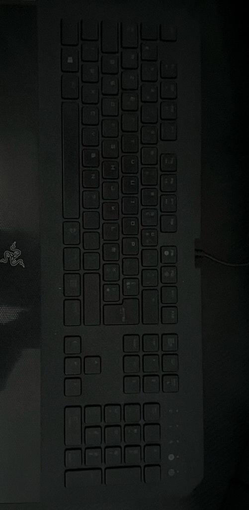 Razer deathstalker toetsenbord, Computers en Software, Toetsenborden, Ophalen, Qwerty, Zo goed als nieuw