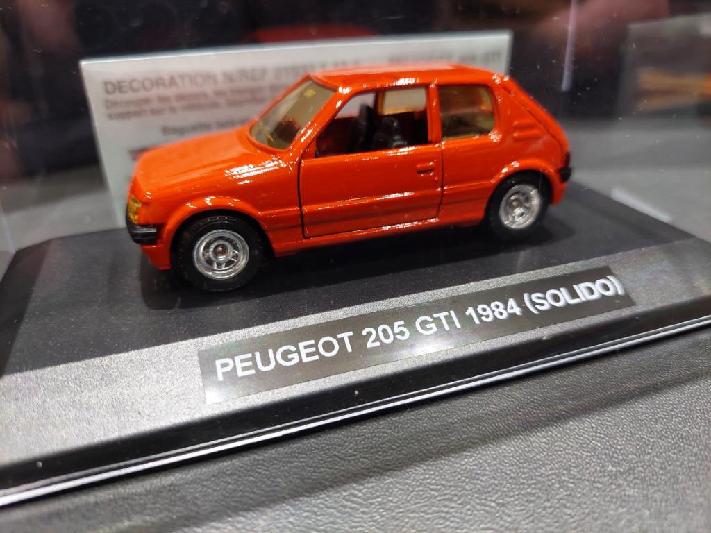 PEUGEOT 205 GTI - SOLIDO - 1984, Enlèvement ou Envoi, Comme neuf, Solido