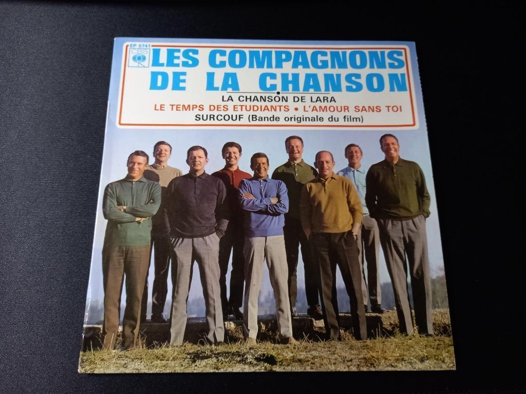 Les Compagnons De La Chanson‎ — La Chanson De Lara -EP Nouve, Enlèvement ou Envoi, Comme neuf, Pop, 7 pouces