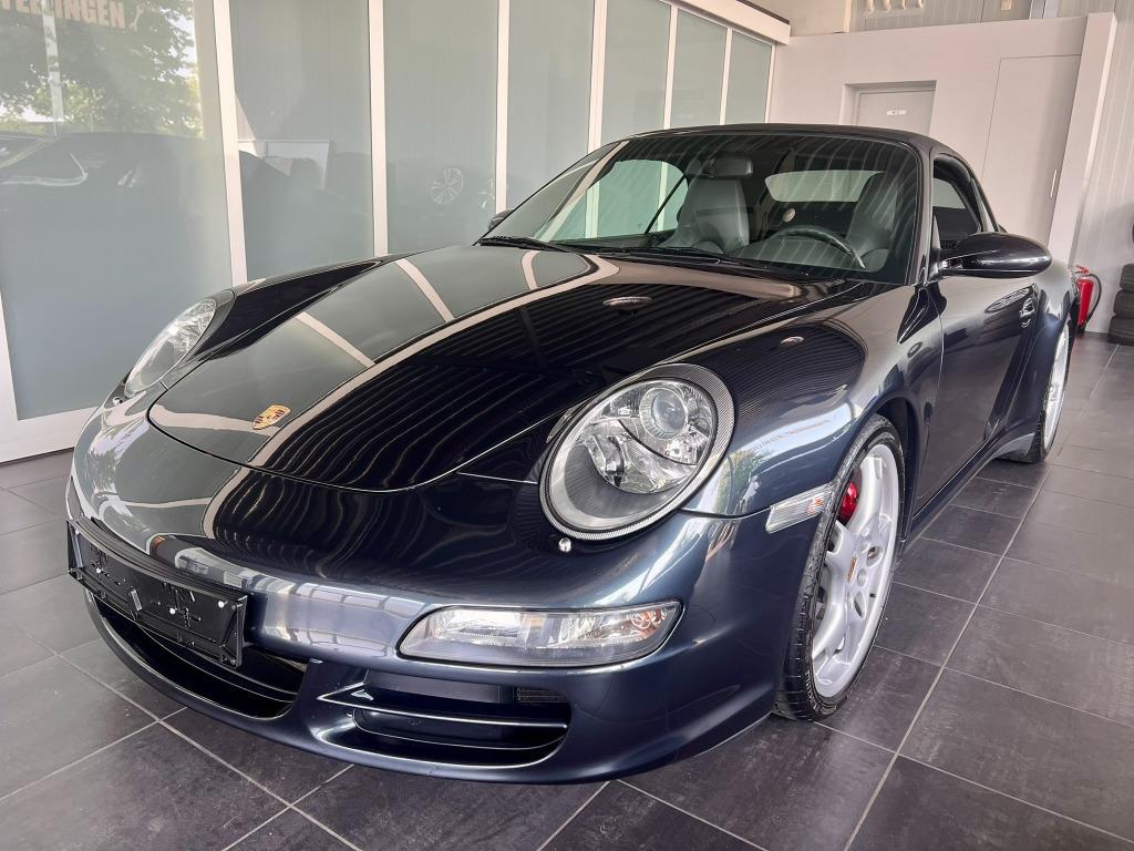 Porsche Carrera 911 4S (997) 3.8i Cabrio, Autos, Porsche, Cuir, Argent ou Gris, Achat, Entreprise