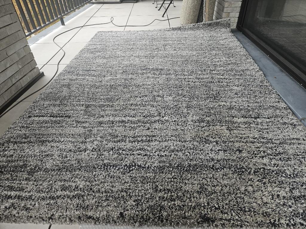 2 Tapis de salon Gris Moelleux 160x230 cm – Qualité Belge –, Maison & Meubles, Gris, 150 à 200 cm, Comme neuf, Rectangulaire