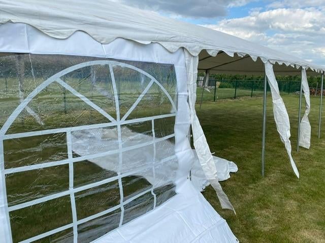 feesttent 10x5m te huur, Ophalen, Opvouwbaar, Partytent, Zo goed als nieuw