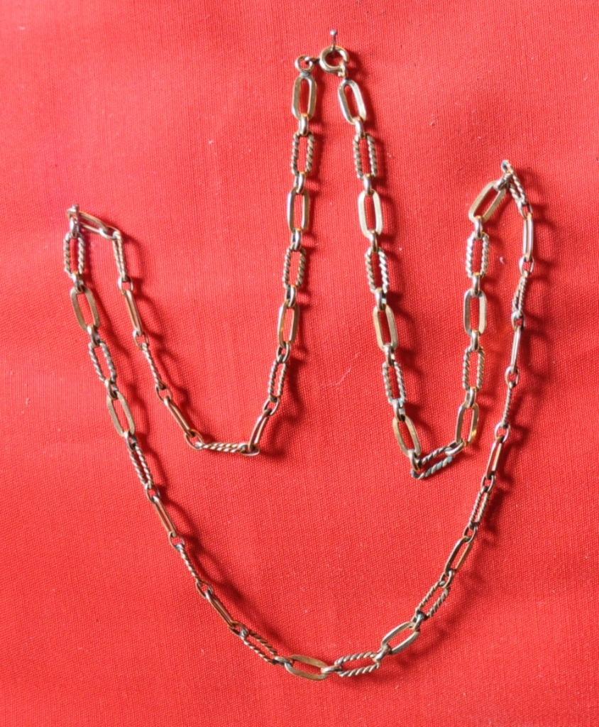 chaine pour montre dame maille art nouveau dorées, Bijoux, Sacs & Beauté, Bijoux anciens, Autres types, Enlèvement ou Envoi