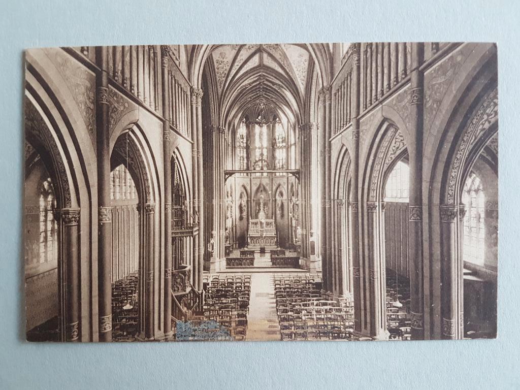 Postkaart Genk Genck De kerk, Ophalen of Verzenden, 1920 tot 1940, Ongelopen, Limburg