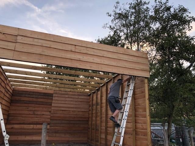 schaaldelen voor het bouwen van schuilstallen, Dieren en Toebehoren, Schapen, Geiten en Varkens