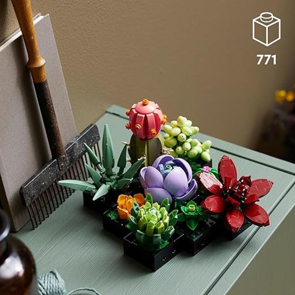 SUCCULENTES LEGO Icones LIVRAISON RAPIDE ET GRATUITE, Envoi, Neuf, Ensemble complet, Lego