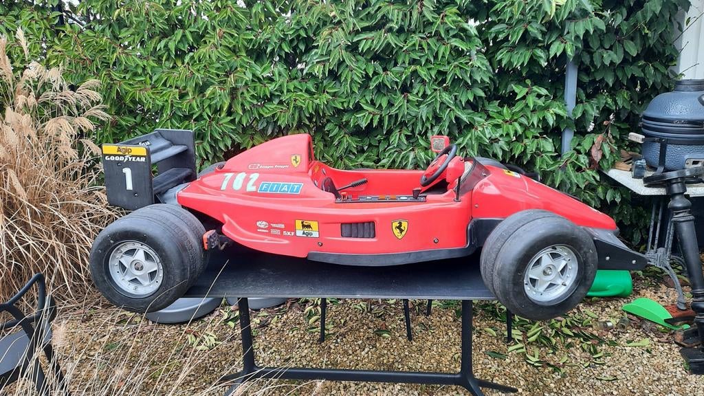 FERRARI ELECTRIC TRAPAUTO F1 MICHAEL SCHUMACHER TT TOYS, Auto's, Particulier, Te koop