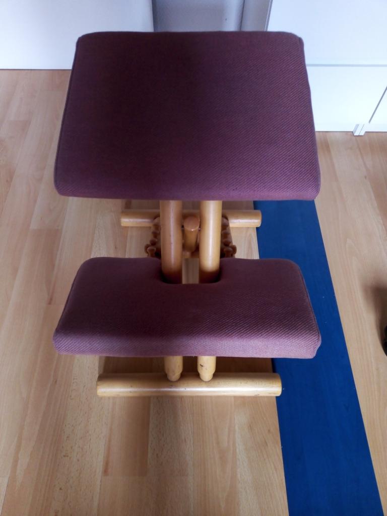 stokke bureaustoel kniestoel varier multi balans, Ophalen, Gebruikt, Paars, Bureaustoel