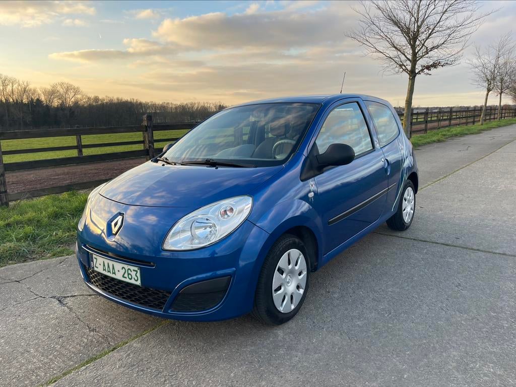 Prachtige renault twingo 1.2i slechts 90.000km, Auto's, Blauw, Bedrijf, Handgeschakeld, Grijs