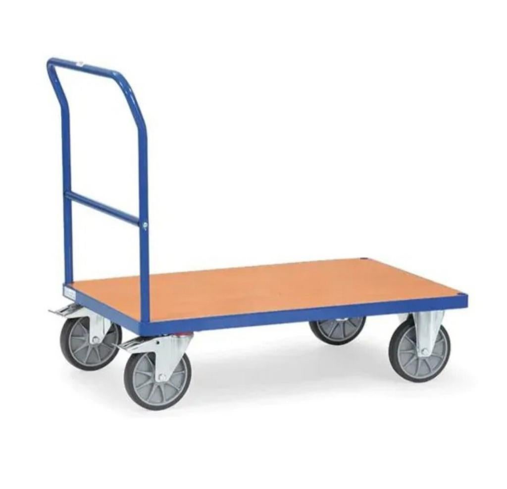 Plateaukar plateauwagen zeer stevig, Ophalen of Verzenden, Gebruikt