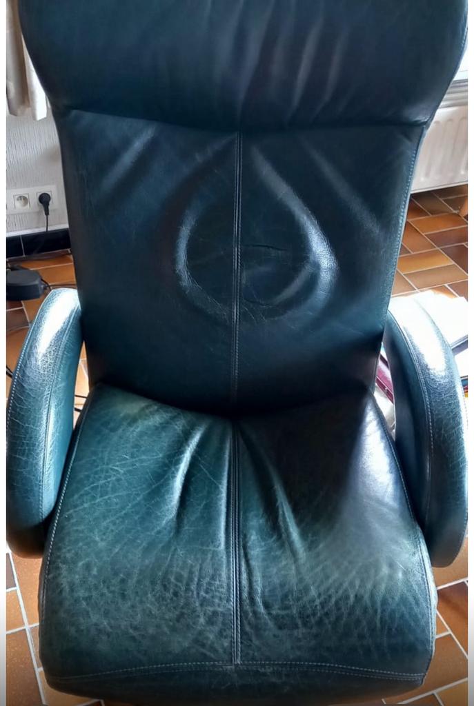 Electrische Relax zetel, Huis en Inrichting, Fauteuils, Ophalen, Gebruikt, Leer