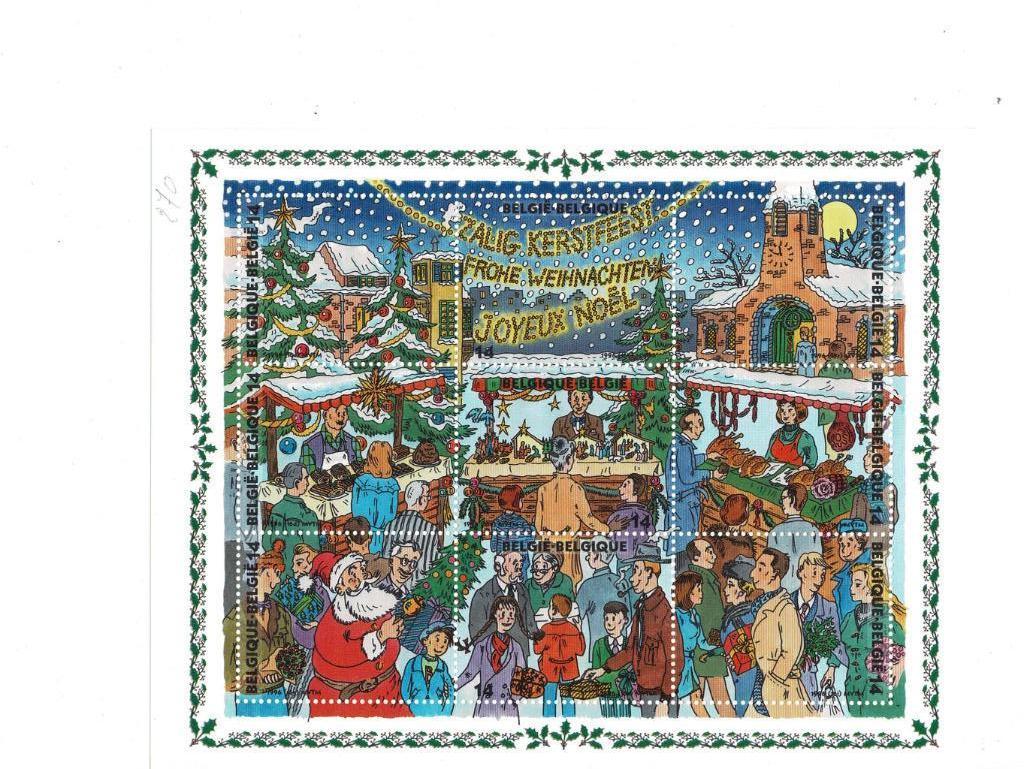 timbre 1996 Christmas Stamps noel, Timbres & Monnaies, Timbres | Europe | Belgique, Enlèvement ou Envoi, Non oblitéré, Neuf, Avec timbre