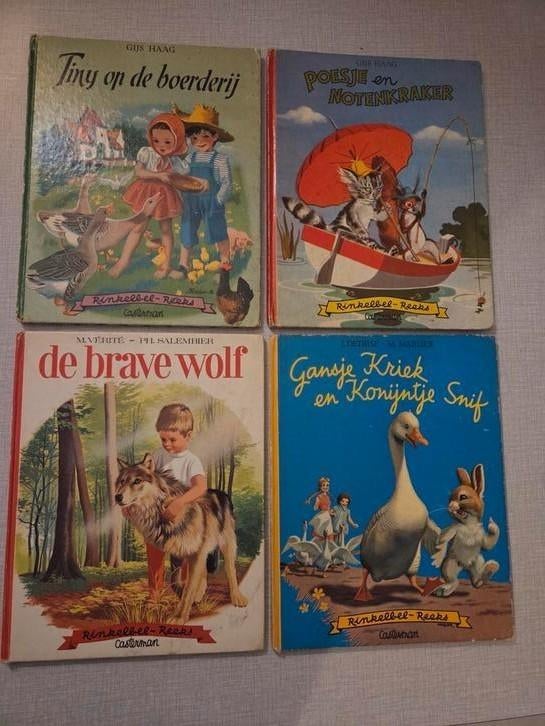 4 x Rinkelbel - Série, Enlèvement ou Envoi, Utilisé, Contes (de fées), Casterman