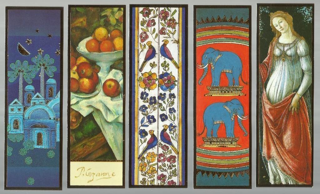 5  x  BLADWIJZER  -  zie / voir scan's, Verzamelen, Boekenleggers, Verzenden, Zo goed als nieuw, Overige onderwerpen