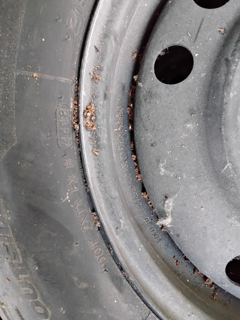 Pneus hiver + jantes, Autos : Pièces & Accessoires, Pneus & Jantes, Enlèvement, Utilisé, Pneus hiver, Pneu(s)